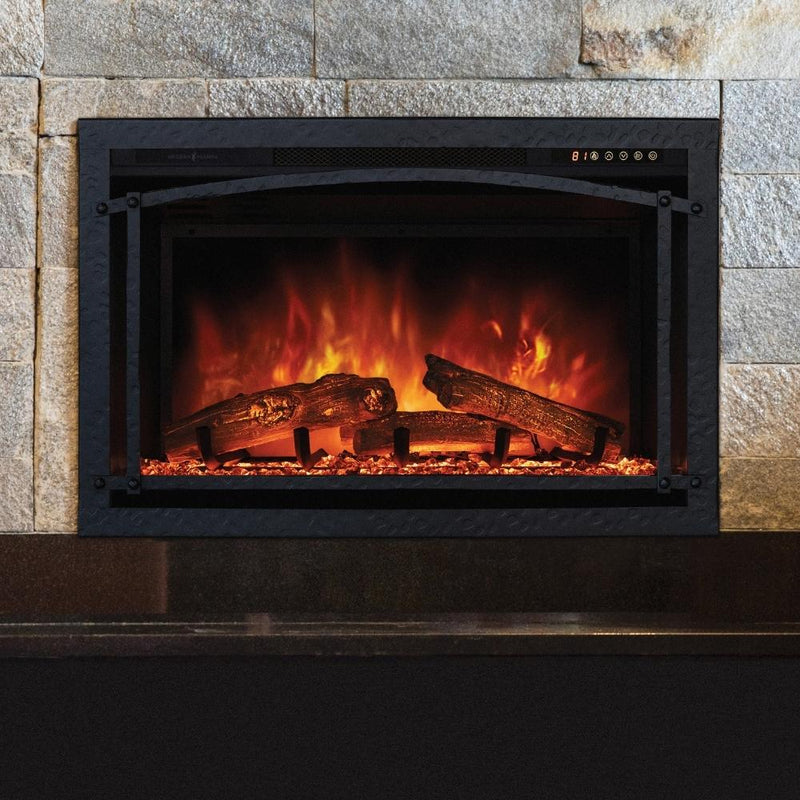 Modern Flames Premium Overlays for 30" Redstone Electric Fireplace PTO-RS30-BLK