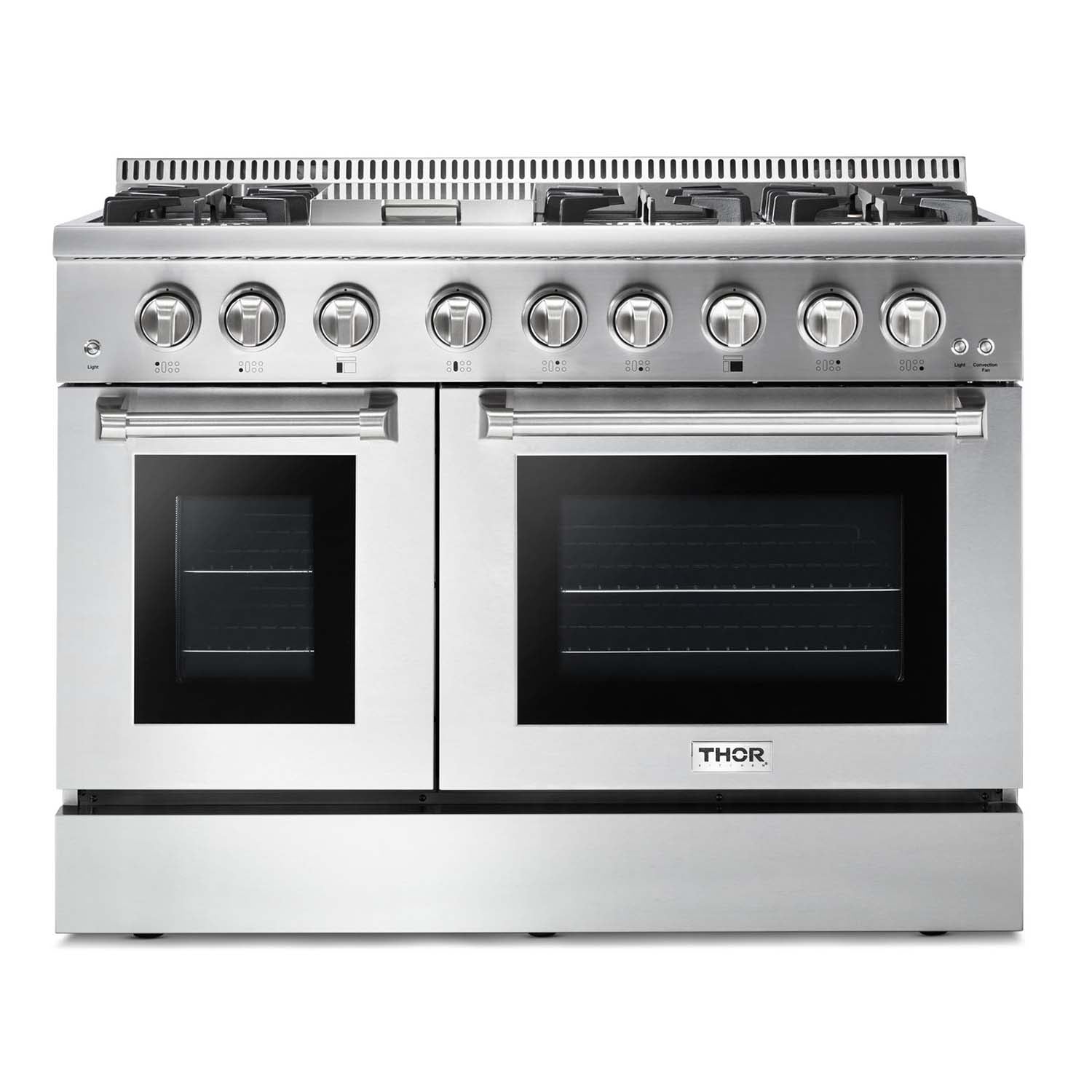Thor Kitchen 48-inch HRD4803U dual fuel range in stainless steel