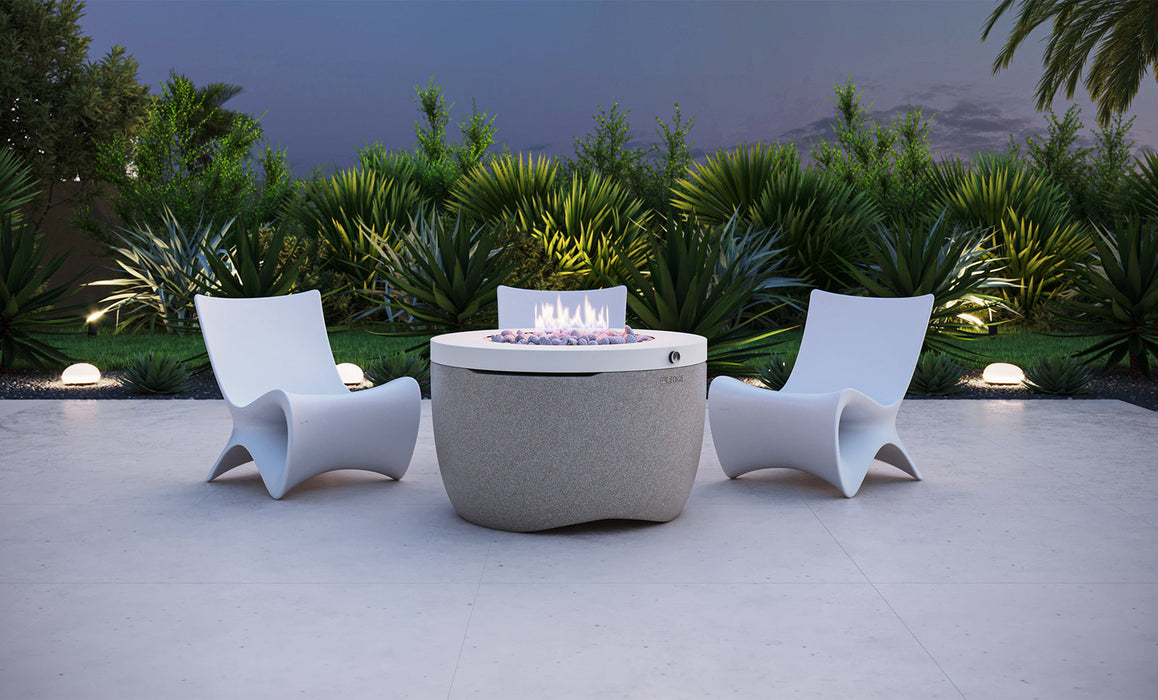 Ledge Lounger Fire & Lighting Fire Pit-Propane-40" Round — view 11
