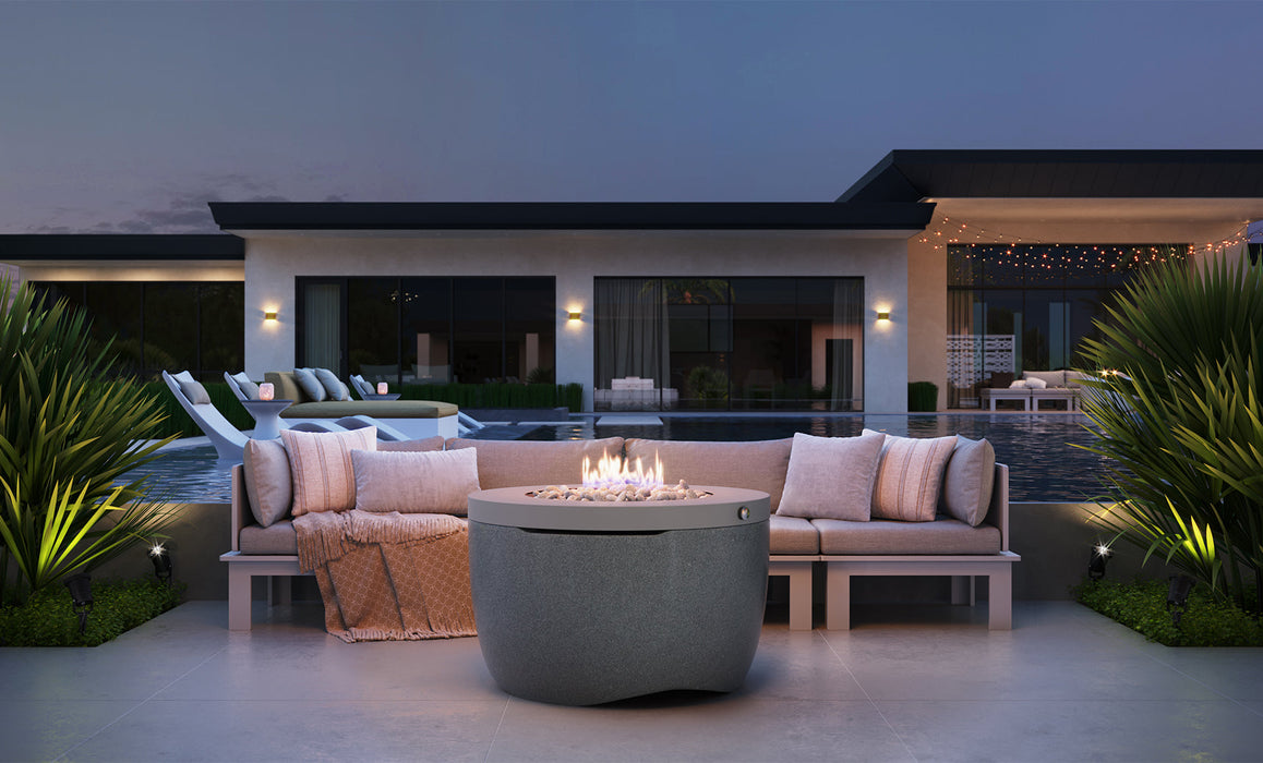 Ledge Lounger Fire & Lighting Fire Pit-Propane-40" Round — view 13