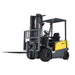 Xilin FB25R-Li-189HF 5,500 lb 4 wheel electric forklift front view