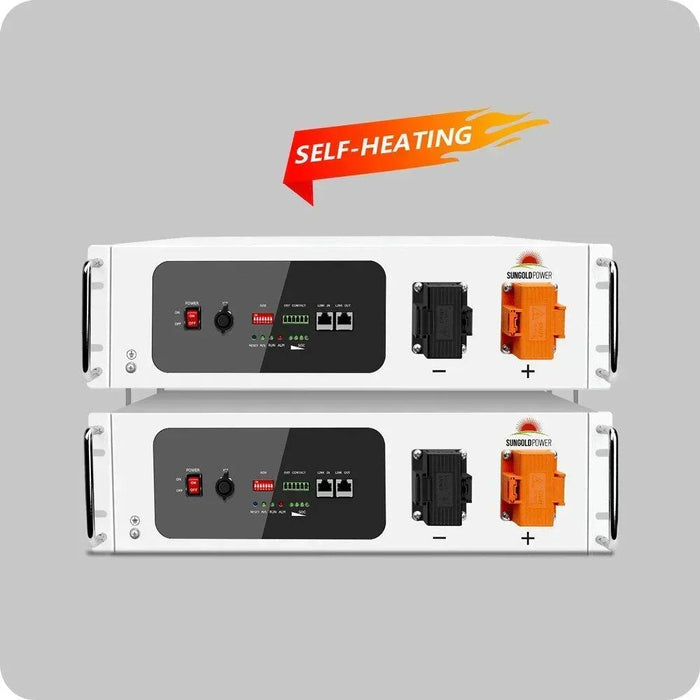 Green Vista Living Sungold Power SGH48100T Server Rack 48V 100AH Lithium Battery Self-Heating - Dimensions