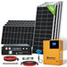 Green Vista Living Eco-Worthy 1560W 48V (8×195W) Complete Off-Grid Solar Kit | 3.5kW Inverter + 48V 100Ah Rack Battery