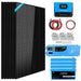 Green Vista Living Off Grid Solar Kit 6000W 48VDC 120V/240V 10.24KWH Lithium Battery 6 X 370 Watt Solar Panels SGK-PRO64