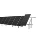 Green Vista Living Sungold Power Modular & Expandable Ground Mount Brackets for 2× 400W–590W Solar Panels
