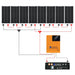 Green Vista Living Eco-Worthy 1560W 48V (8×195W) Complete Off-Grid Solar Kit | 3.5kW Inverter + 48V... - Lifestyle View