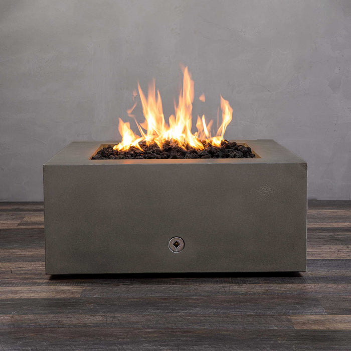 Starfire Designs Gravity 36" Square Concrete Gas Fire Pit Starfire Designs