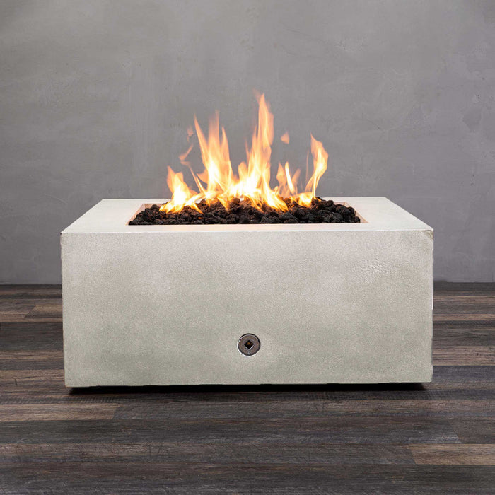 Starfire Designs Gravity 36" Square Concrete Gas Fire Pit Starfire Designs