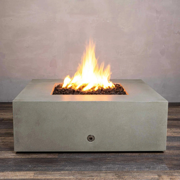 Starfire Designs Gravity 45" Square Concrete Gas Fire Pit Starfire Designs