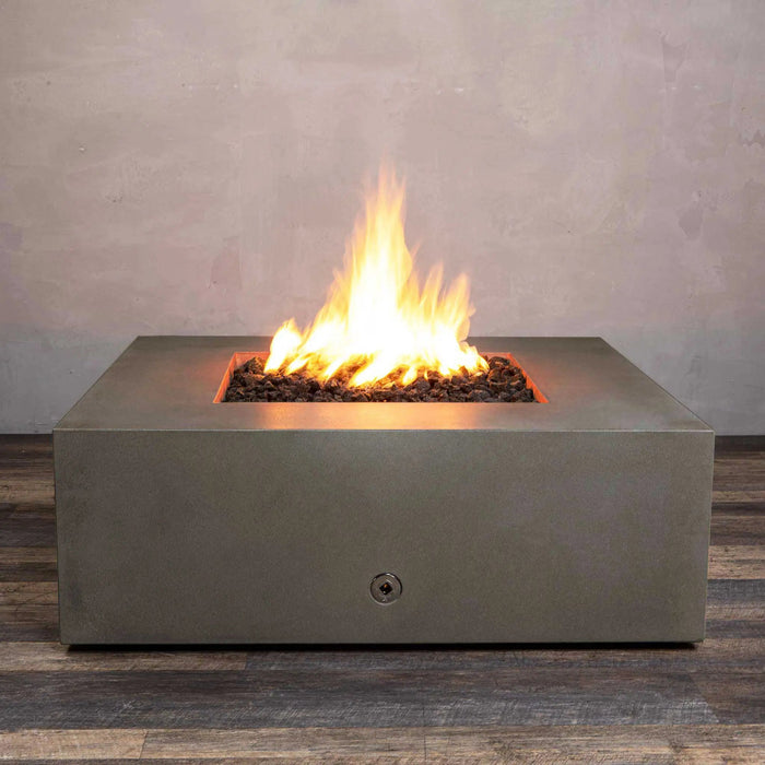 Starfire Designs Gravity 45" Square Concrete Gas Fire Pit Starfire Designs