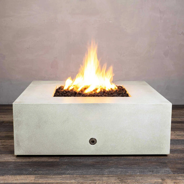 Starfire Designs Gravity 45" Square Concrete Gas Fire Pit Starfire Designs