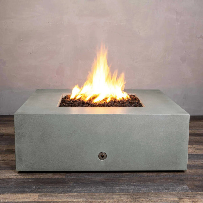 Starfire Designs Gravity 45" Square Concrete Gas Fire Pit Starfire Designs