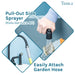 Utility Sink Tehila Black Finish Gooseneck Faucet with Side Sprayer - Features