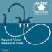 Utility Sink Tehila Black Finish Gooseneck Faucet with Side Sprayer - Installation View