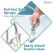 Utility Sink Tehila Chrome Finish Gooseneck Faucet with Side Sprayer - Features