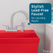 Utility Sink Tehila Stainless Steel Finish Gooseneck Faucet with Side Sprayer - Lifestyle View