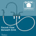 Utility Sink Tehila Stainless Steel Finish Gooseneck Faucet with Side Sprayer - Installation View