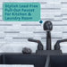 Utility Sink Tehila Black Finish Pull-Out Faucet - Close-Up