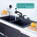 Utility Sink Tehila Black Finish Pull-Out Faucet - Lifestyle View