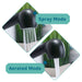 Utility Sink Tehila Black Finish Pull-Out Faucet - Dimensions