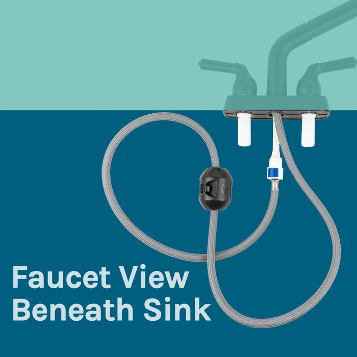 Utility Sink Tehila Black Finish Pull-Out Faucet - View 9