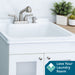 Utility Sink Tehila Stainless Steel Finish Pull-Out Faucet - Detail View
