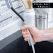 Utility Sink Tehila Chrome Finish High-Arc Pull-Down Faucet - Dimensions