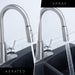 Utility Sink Tehila Stainless Steel Finish High-Arc Pull-Down Faucet - Features