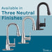 Utility Sink Tehila Black Finish Low Profile Pull-Down Faucet - View 9