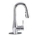 Utility Sink Tehila Chrome Finish Low Profile Pull-Down Faucet