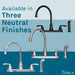 Utility Sink Tehila Stainless Steel Finish Wide-set Gooseneck Faucet with Side Sprayer - View 9