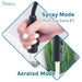 Utility Sink Tehila Black Finish High Arc Coil Pull-Down Faucet - Installation View