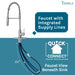 Utility Sink Tehila Stainless Steel Finish High Arc Coil Pull-Down Faucet - View 10
