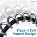 Utility Sink Tehila Stainless Steel Finish High Arc Coil Pull-Down Faucet - Lifestyle View