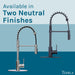 Utility Sink Tehila Stainless Steel Finish High Arc Coil Pull-Down Faucet - View 9