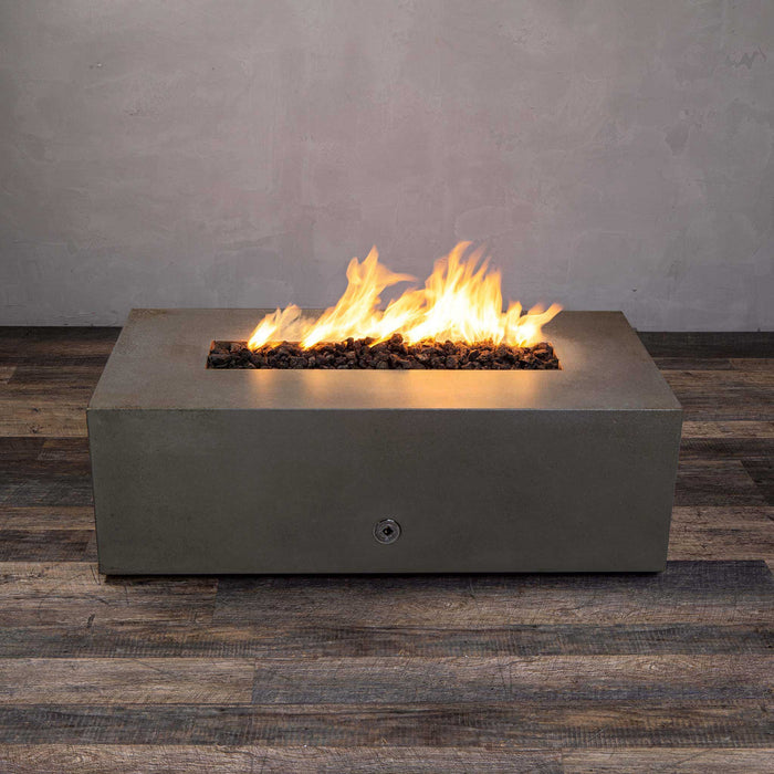 Starfire Designs Gravity 48" x 32" Rectangle Concrete Gas Fire Pit Starfire Designs