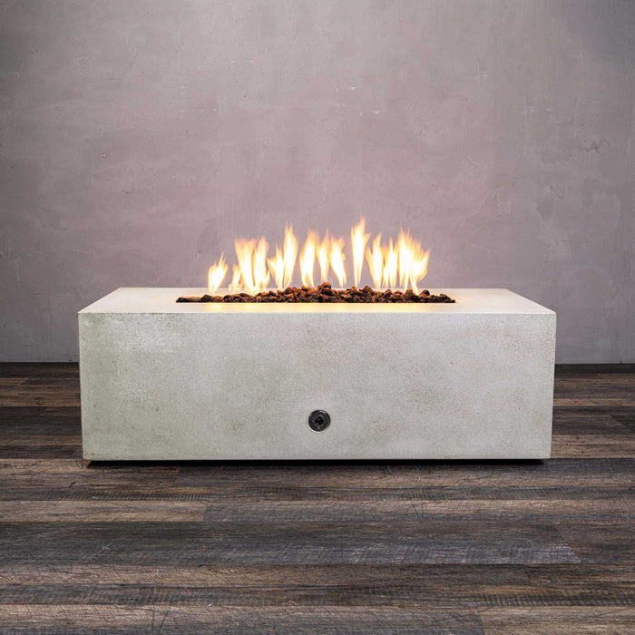 Starfire Designs Gravity 48" x 32" Rectangle Concrete Gas Fire Pit Starfire Designs