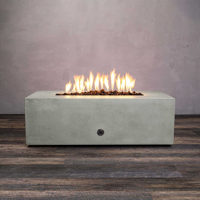 Starfire Designs Gravity 48" x 32" Rectangle Concrete Gas Fire Pit Starfire Designs