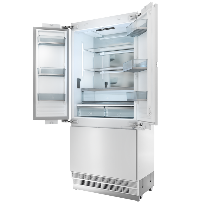 Thor Kitchen X Series 36-Inch Built-In French Door Refrigerator (XRF3619BFP-SS) – right