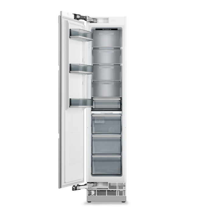 Thor Kitchen X Series 18-Inch Stainless Freezer Column (XRF18CFZ-SS) – front open