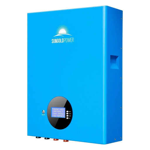 Green Vista Living Sungold Power 5.12KWH Powerwall LiFePO4 Lithium Battery SG48100M