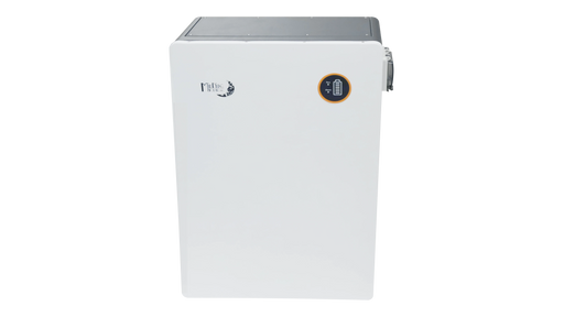 Green Vista Living MidNite Power MNPowerflo16 48V 310Ah | 16.1 kWh Capacity | Self Heating Outdoor Wallmount... - Side View
