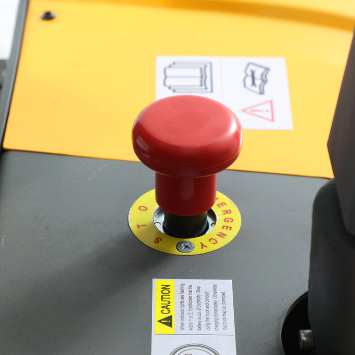 Xilin CTD15R-EN-98 full electric stacker rear view