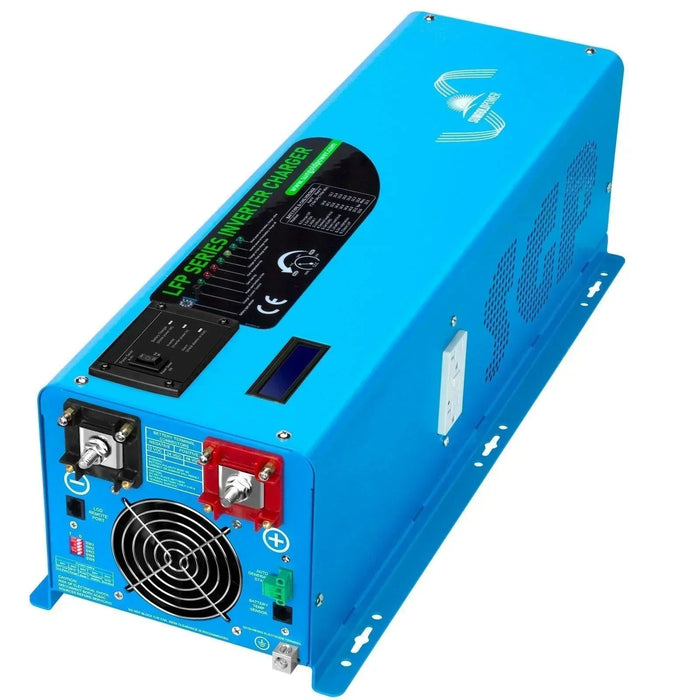 Green Vista Living Sungold Power 6000W DC 24V Split Phase Pure Sine Wave Inverter With Charger