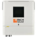 Green Vista Living Rich Solar NOVA 6500S | 6500 Watt (6.5kW) 48 Volt Off-Grid Hybrid Solar Inverter | UL Certified - Close-Up