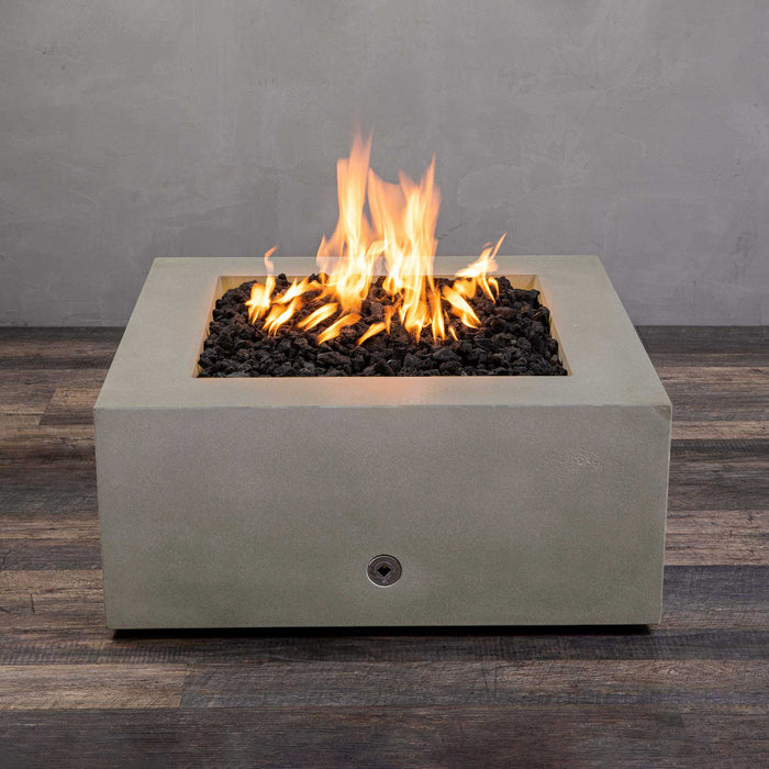Starfire Designs Gravity 36" Square Concrete Gas Fire Pit Starfire Designs
