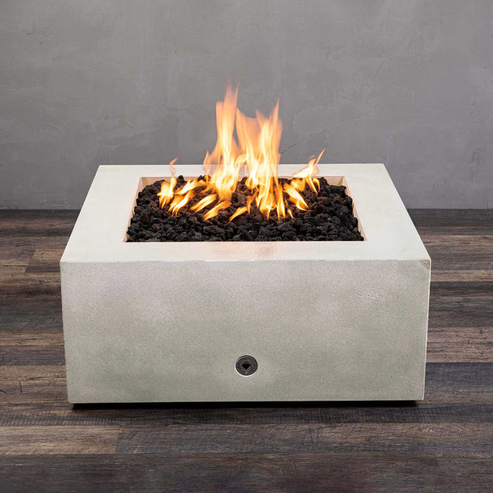 Starfire Designs Gravity 36" Square Concrete Gas Fire Pit Starfire Designs