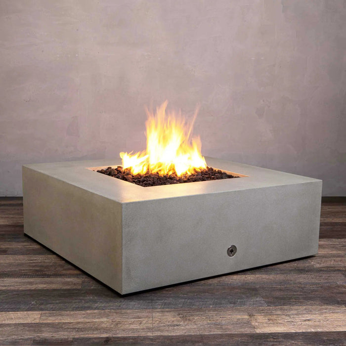 Starfire Designs Gravity 45" Square Concrete Gas Fire Pit Starfire Designs