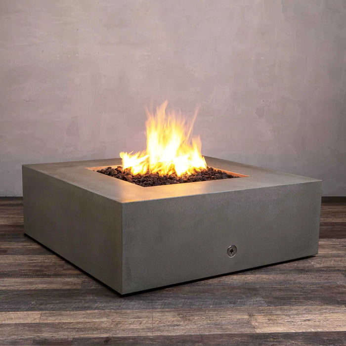 Starfire Designs Gravity 45" Square Concrete Gas Fire Pit Starfire Designs