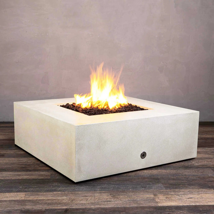 Starfire Designs Gravity 45" Square Concrete Gas Fire Pit Starfire Designs